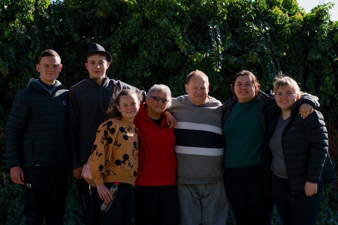 group of seniors smiling